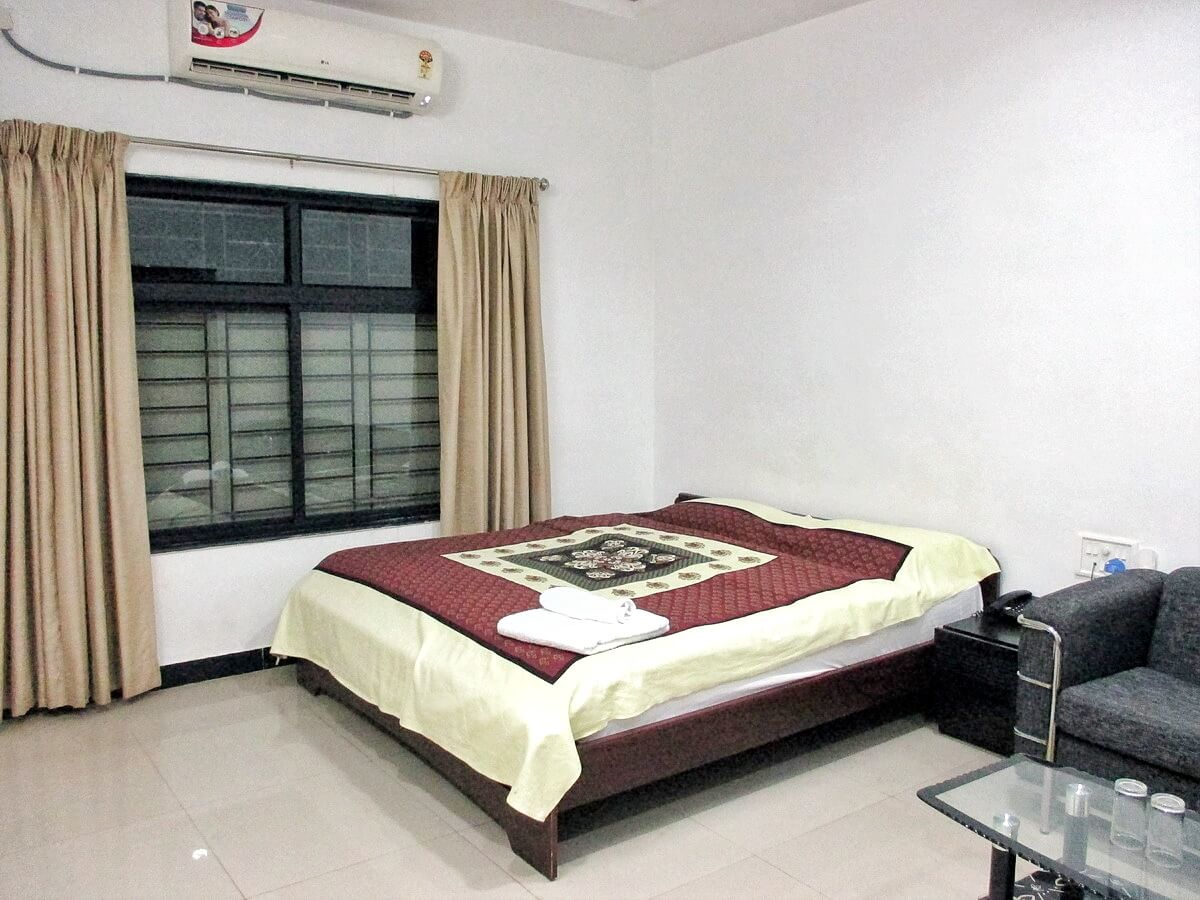 Chambre du Dalai Lama La chambre de Sa Sainteté le Dalai Lama Resort Hieun Tsang Sirpur