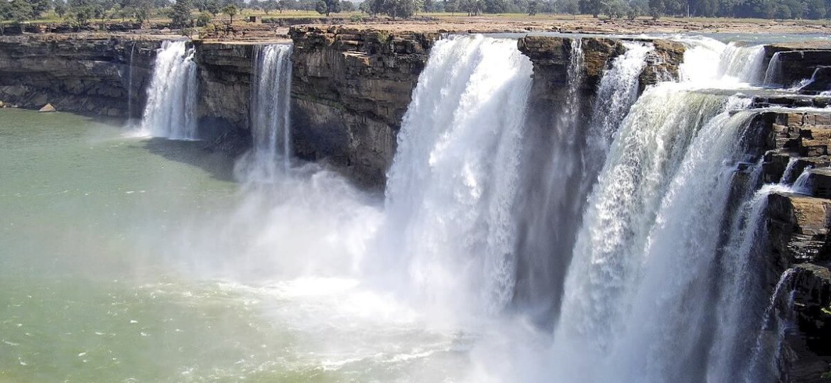 Chutes d'eau de Chitrakote Bastar Chhattisgarh Inde