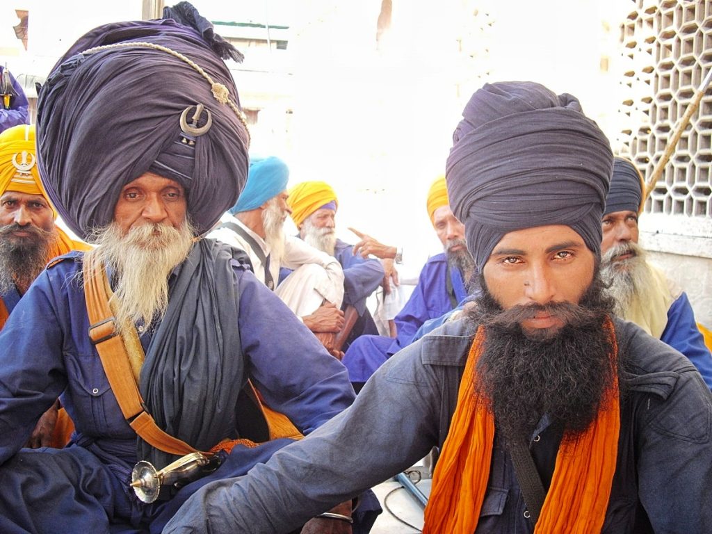 Religion Sikh au temple Gurudwara de Delhi