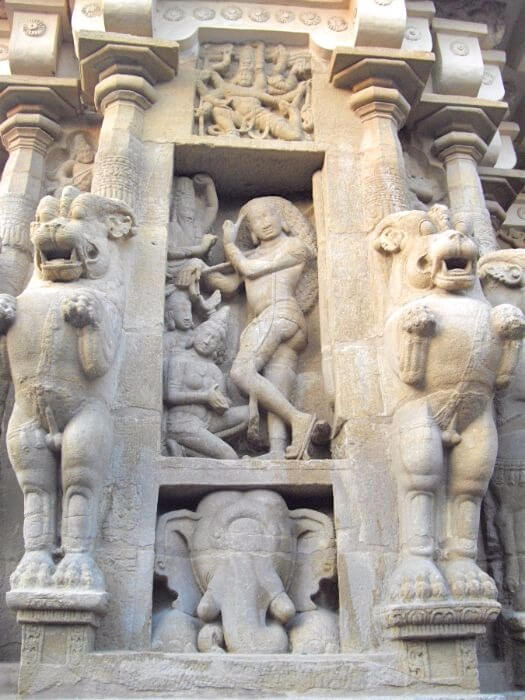 Temple de de Kailasanathar Kanchipuram Tamil Nadu Inde