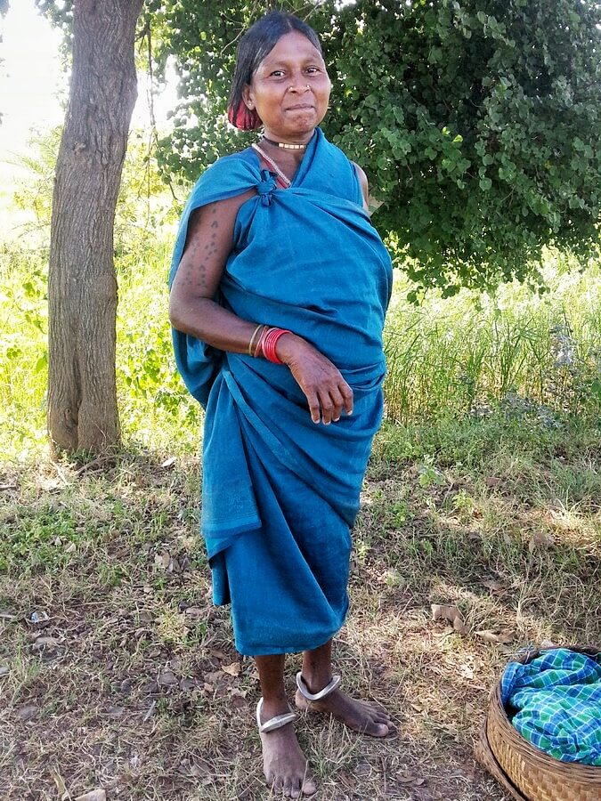 Woman from Kacchan Tribal village of Bastar Chhattisgarh