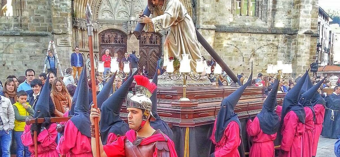 Pasos of Via Crucis Viviente of Balmaseda