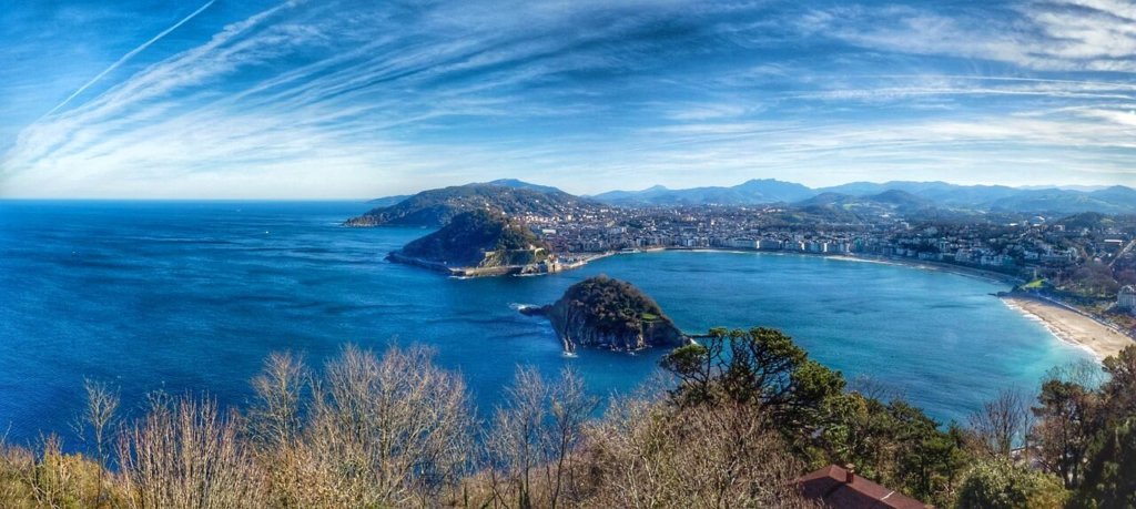 Baie de la Concha à Saint sébastien Pays Basque espagnol