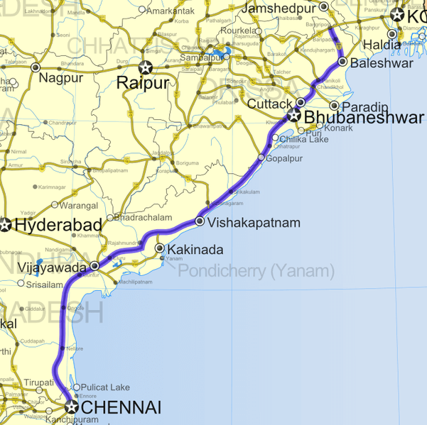 vizag tour map