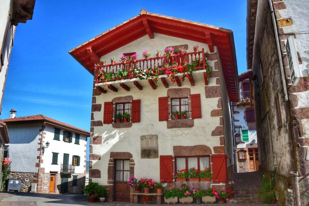Typical house from Navarre Basque province
