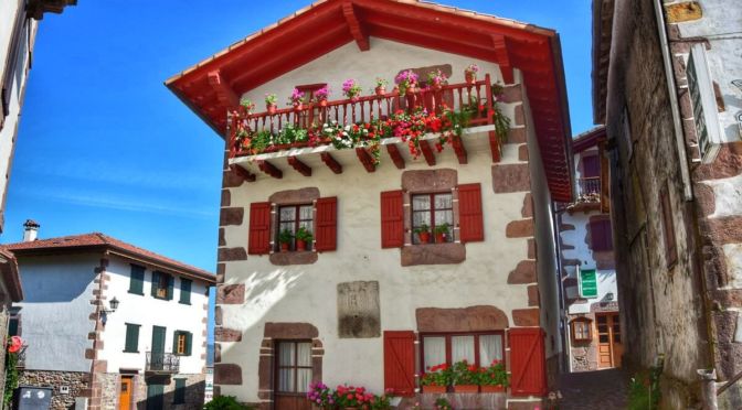 Typical house from Navarre Basque province