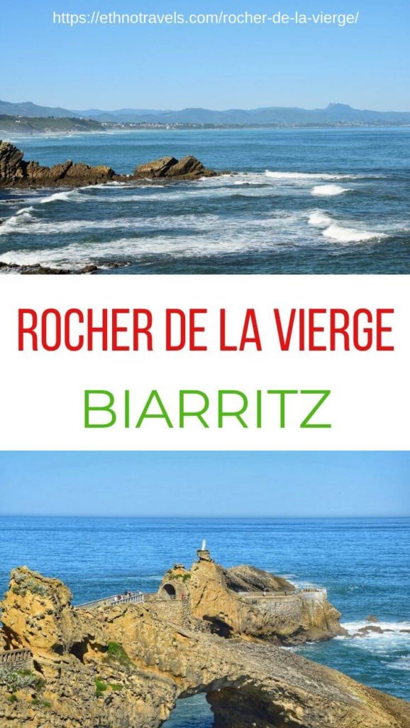 Pinterest Rocher de la Vierge Biarritz