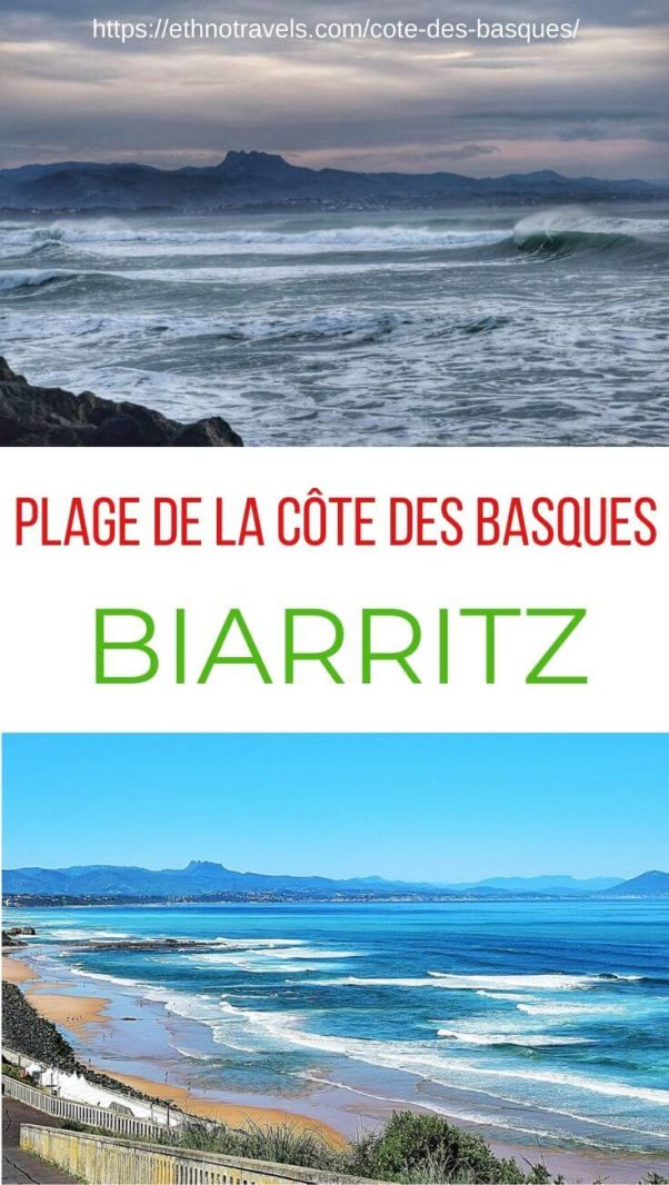 Epingle cote des Basques Biarritz