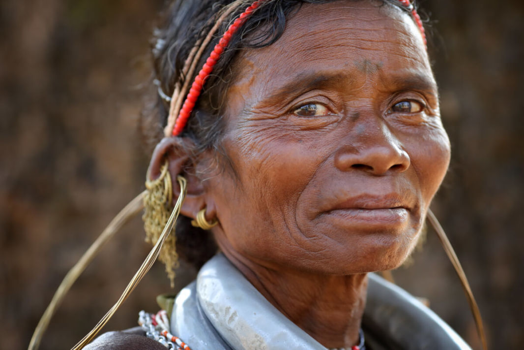 Gadaba Tribal woman with her traditional jewels