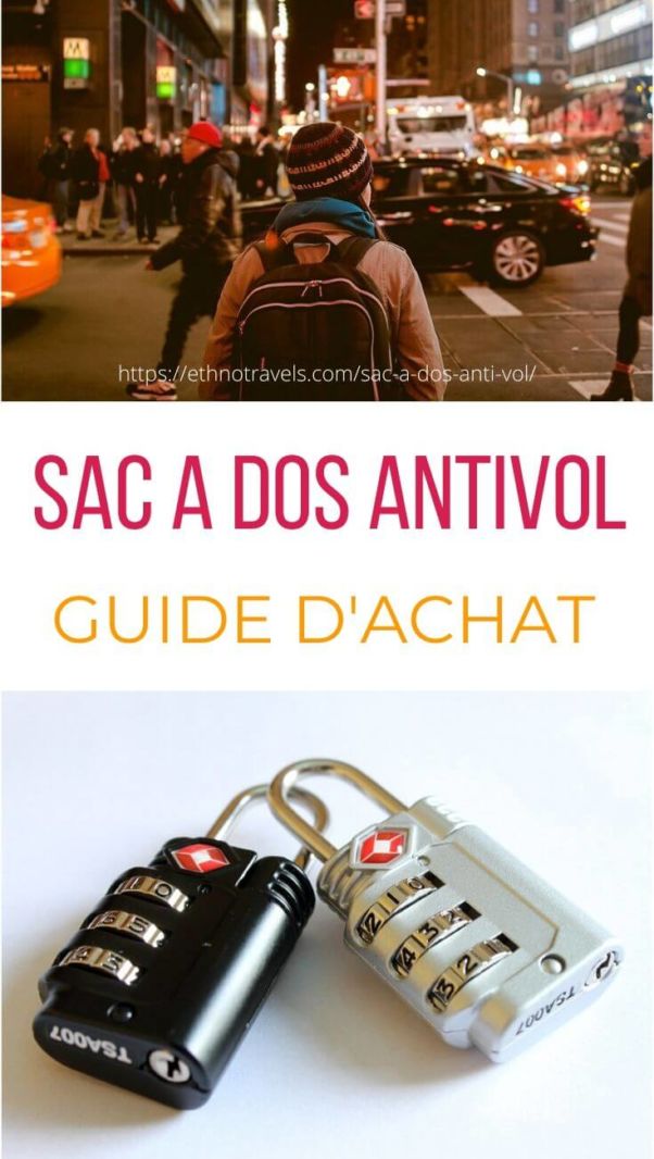 Guide d'achat sac à dos antivol