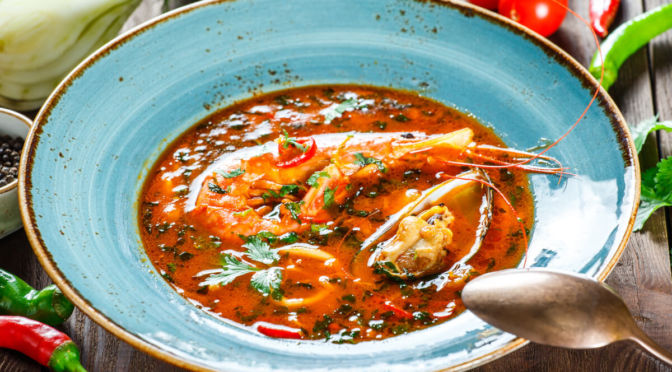 Ttoro recipe. A Basque soup