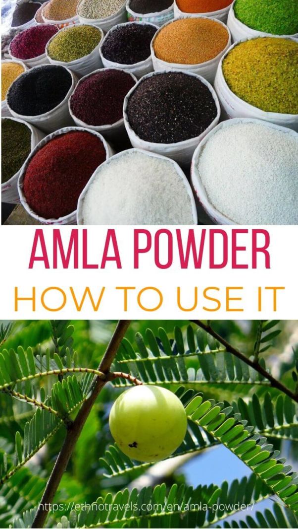 Amla powder pin