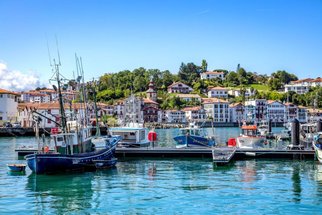 The harbour of Saint Jean de Luz and Ciboure