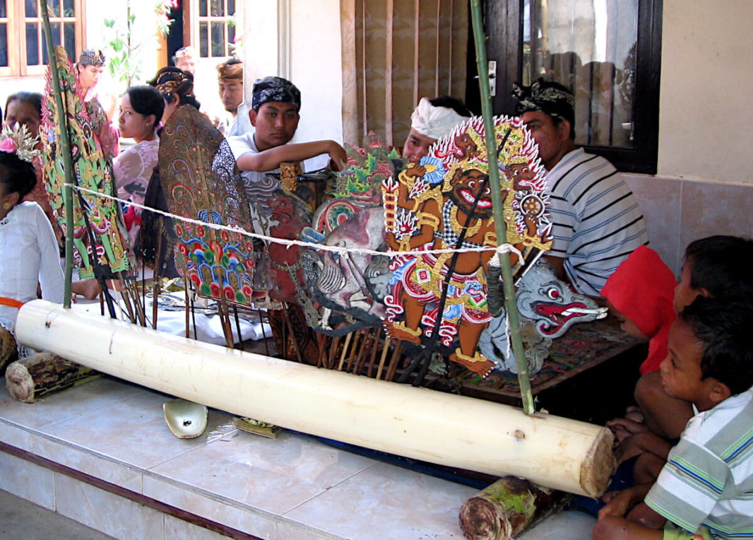 Traditional Balinese puppets