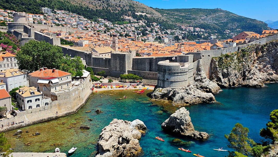 Vue sur Dubrovnik depuis le Fort Lovrijerac