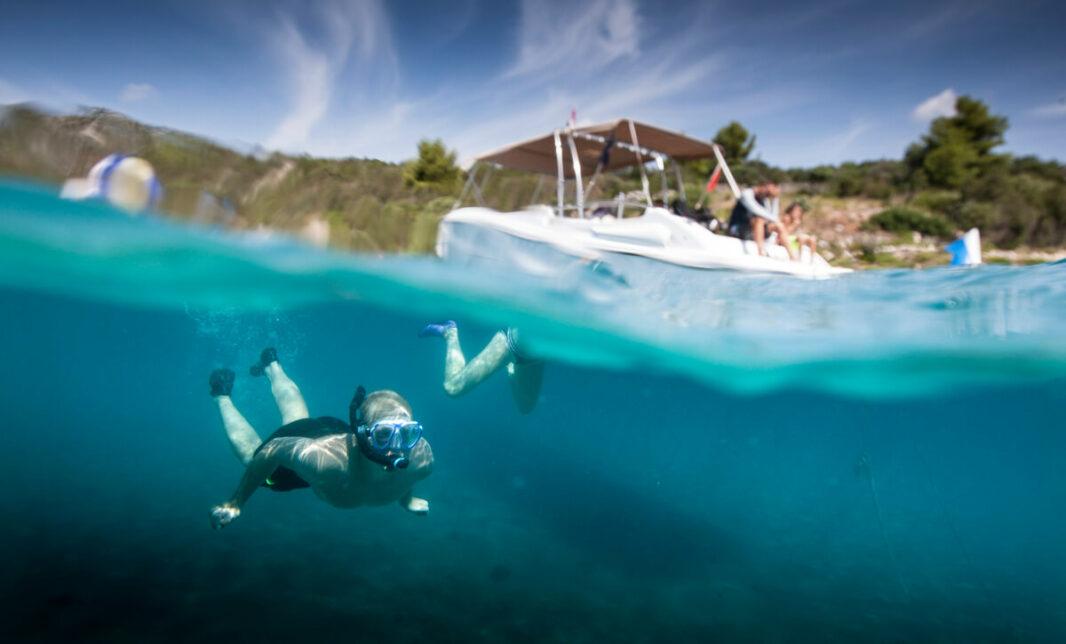 snorkelling en Croatie